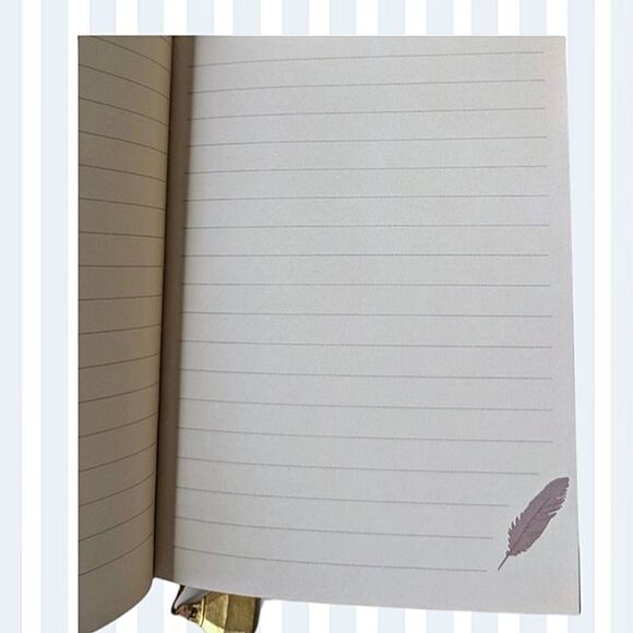 Burgundy Velvet Covered Embroidered Lined Journal With Ribbon Bookmark - Picture 11 of 15